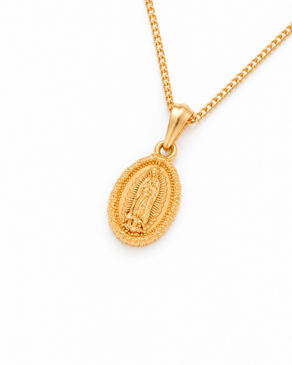 Mini Guadalupe - Gold — angled studio view