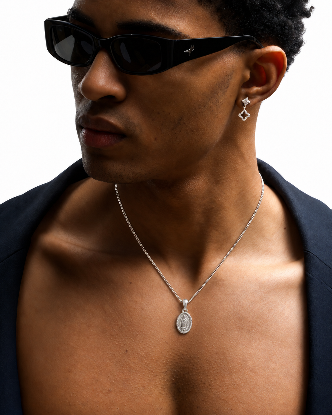 Mini Guadalupe - Silver — worn on model